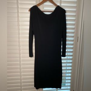 Donna Karan Cold Shoulder Dress